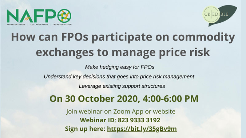 How can FPOs participate in Commodity Exchange to Manage Price Risk